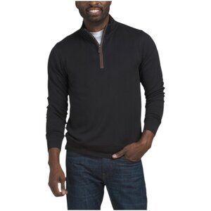 TAILORBYRD Ottoman Knit Quarter Zip Top